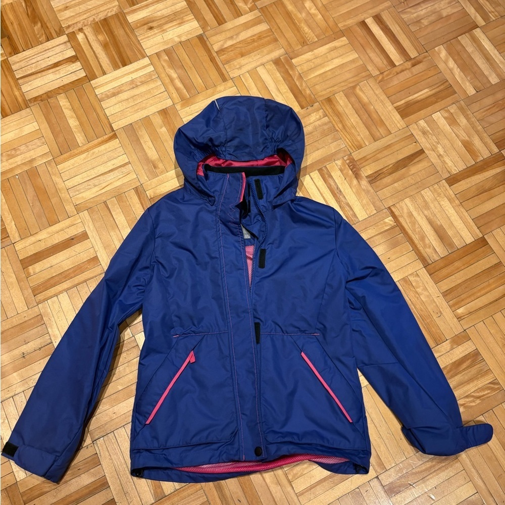 Sears Kids Raincoat in Blue with Pink Details